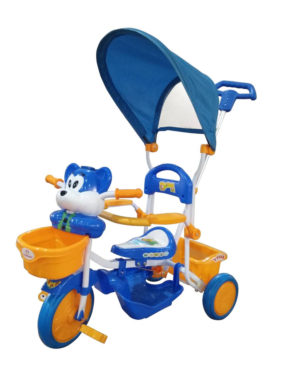 عجلة ثلاثية بدراع توجية