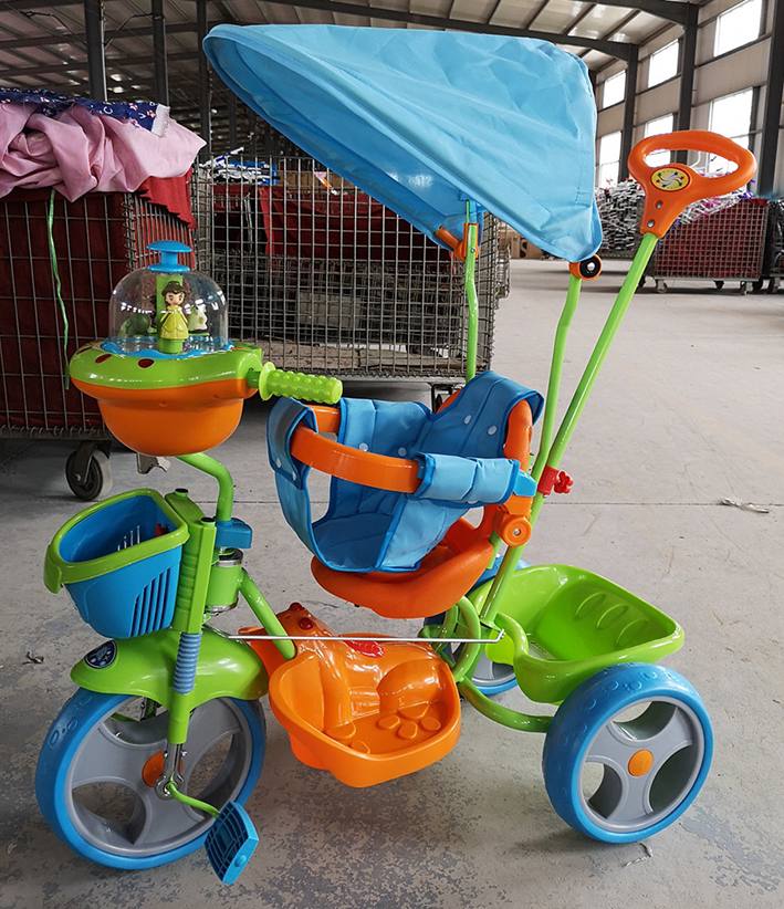 عجلة ثلاثية بدراع توجية